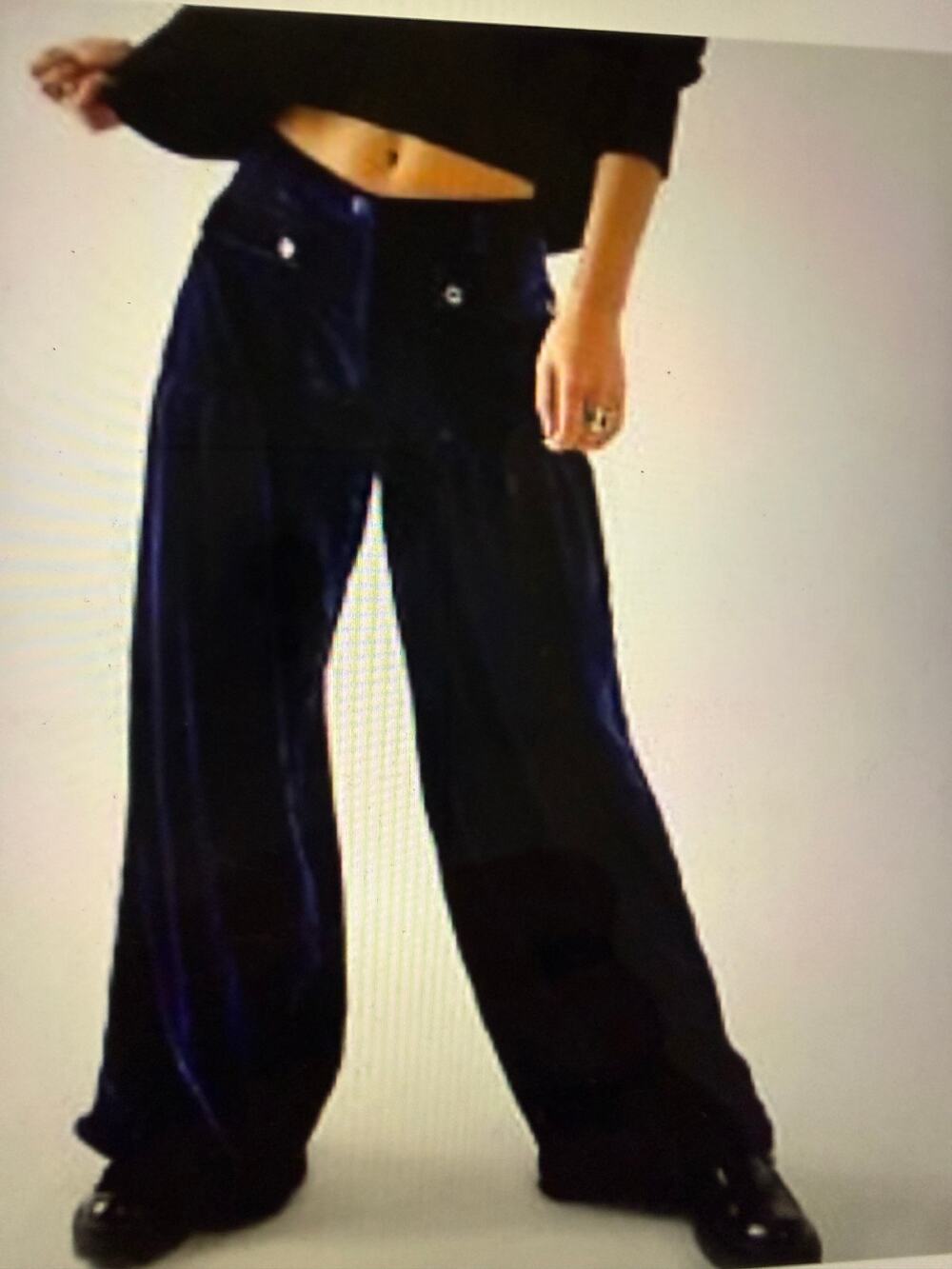 We The Free Lotus Velvet Haram Pants 31 NWOT Boho